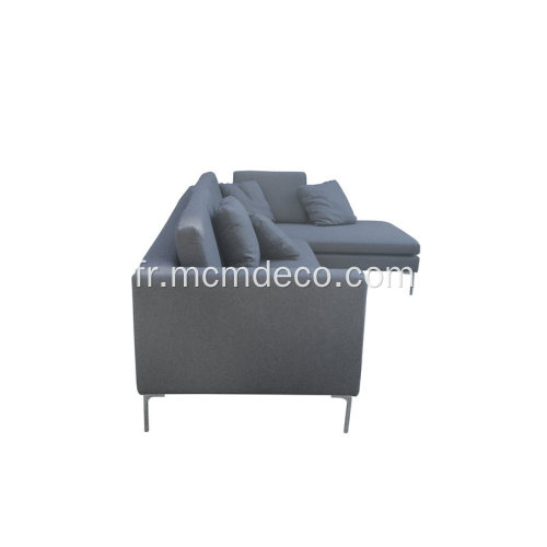 Sofa sectionnel en tissu B &amp; B Italia forme L, Charles